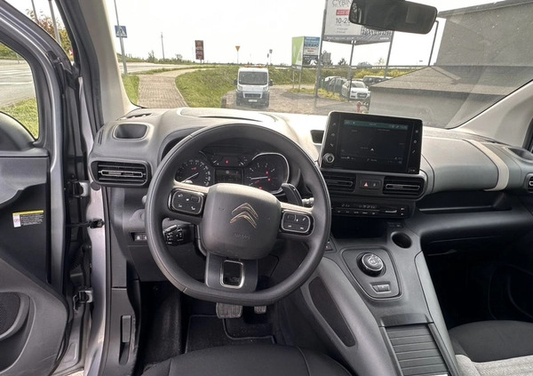 Citroen Berlingo cena 41900 przebieg: 77310, rok produkcji 2020 z Bisztynek małe 254
